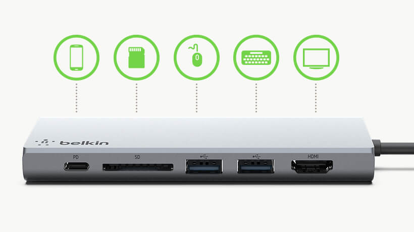 USB-C マルチメディアハブ2