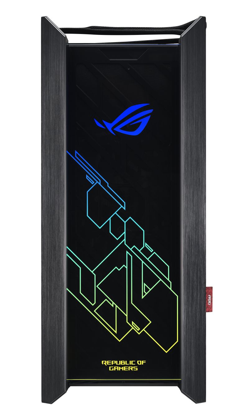 Aura Sync対応のミドルタワー型ゲーミングPCケース「ROG Strix Helios」2