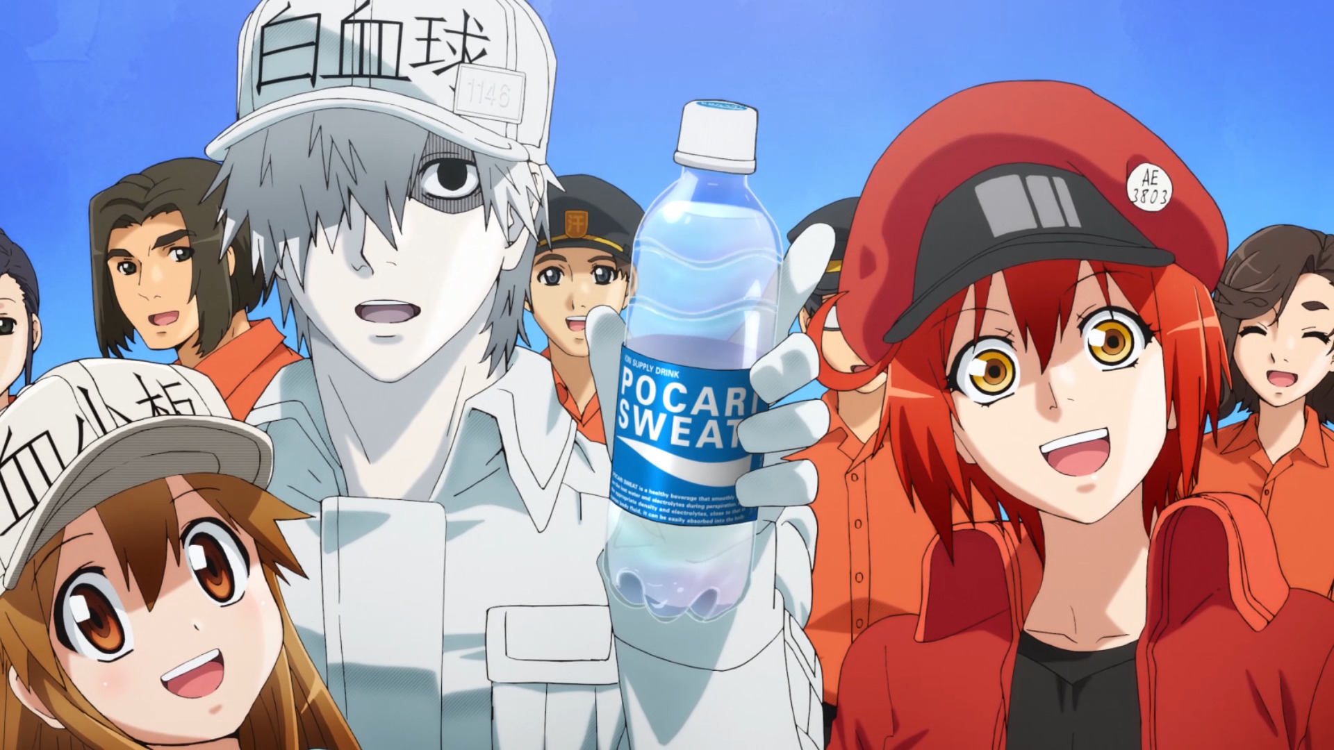 健康飲料「ポカリスエット」と体内細胞擬人化TVアニメ「はたらく細胞」がスペシャルタッグ04