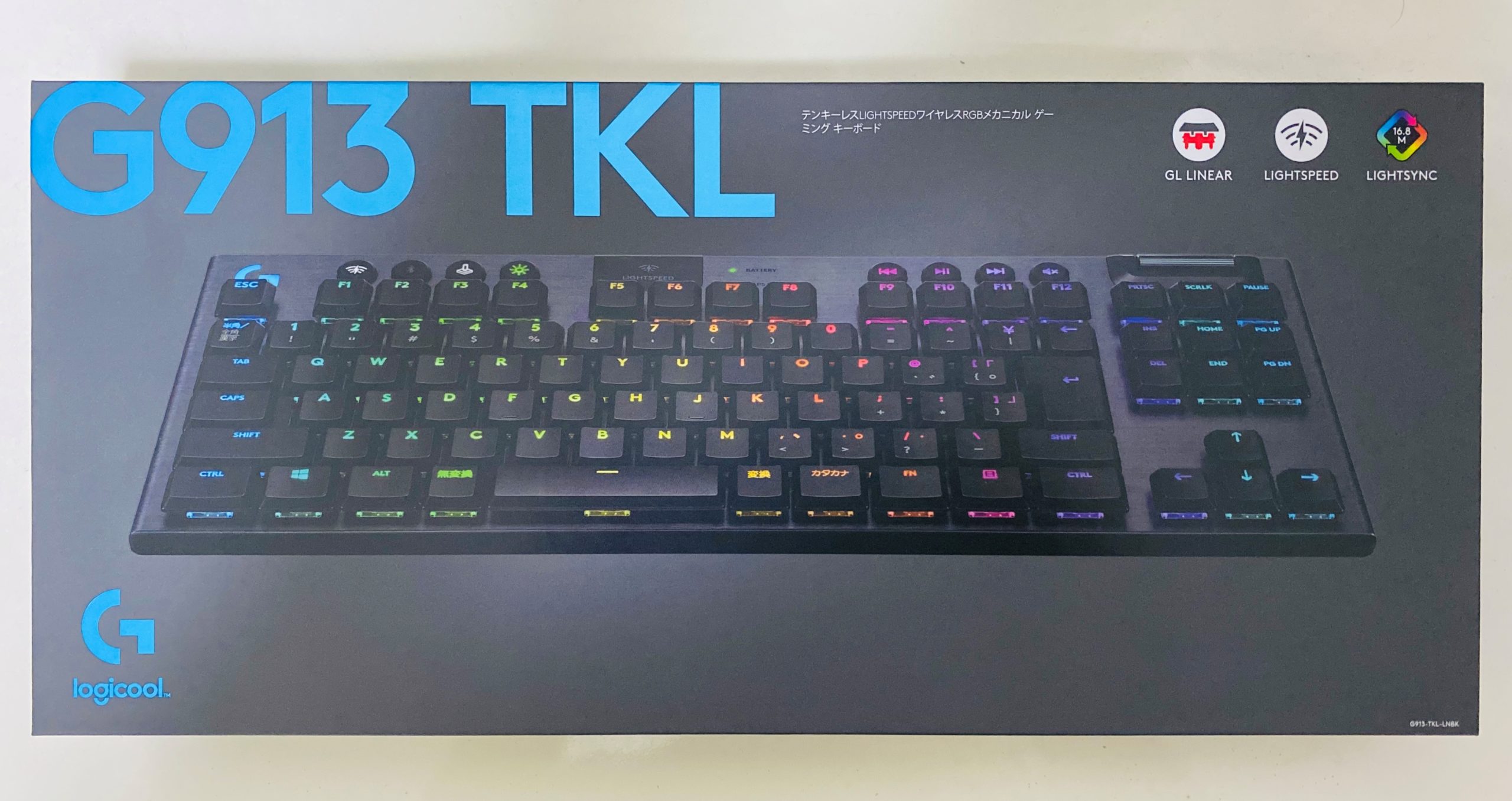 Logicool G913-TKL-LNBKパッケージ