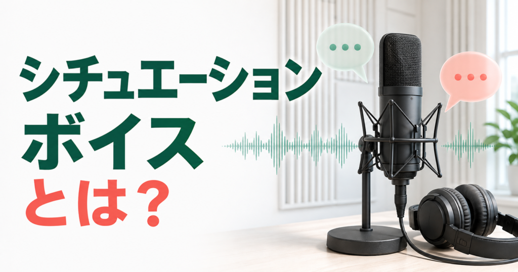 シチュエーションボイスとは？ASMR・ボイスドラマ・ドラマCDとの違いを解説